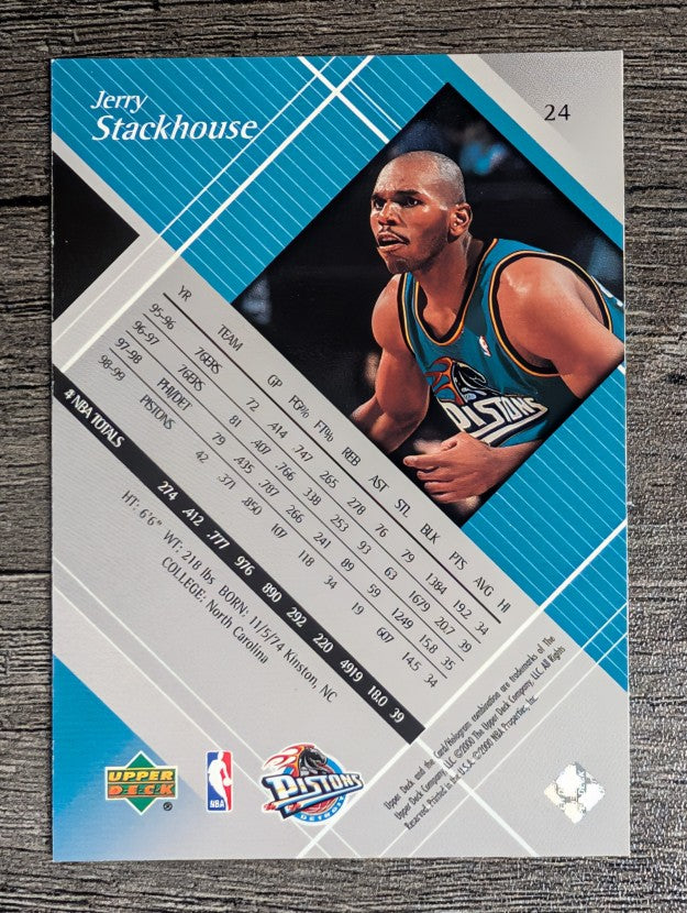 1999-00 Black Diamond #24 Jerry Stackhouse