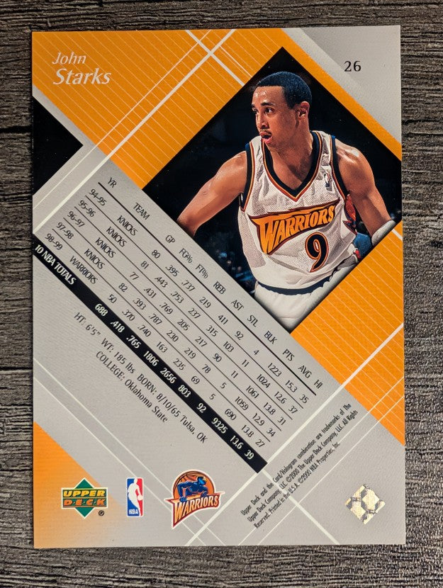 1999-00 Black Diamond #26 John Starks
