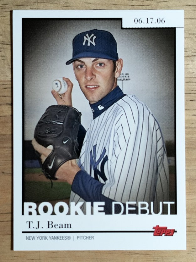 2006 Topps Update Rookie Debut #RD42 T.J. Beam