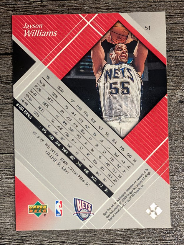 1999-00 Black Diamond #51 Jayson Williams