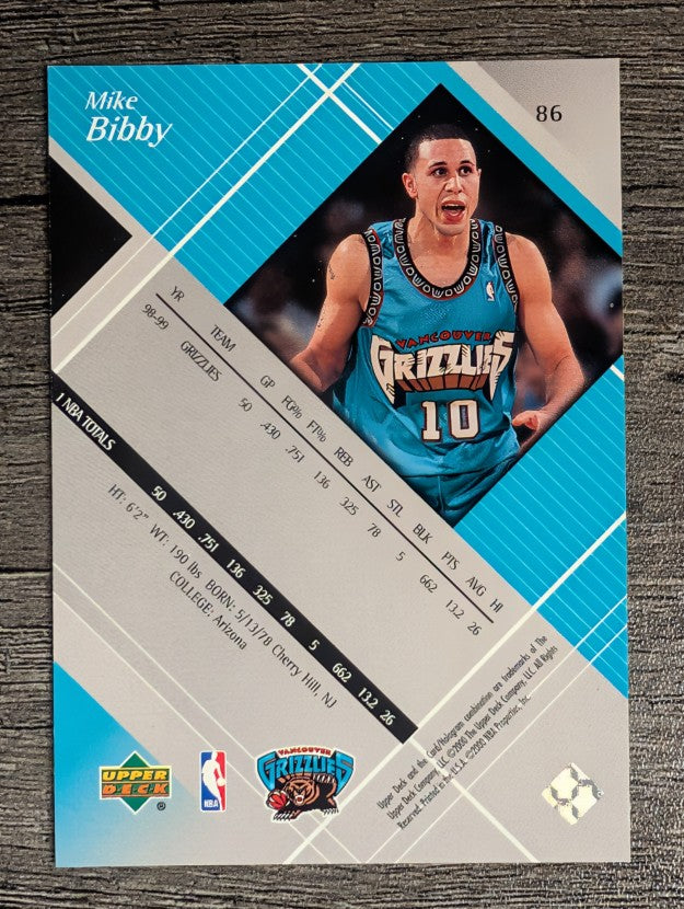 1999-00 Black Diamond #86 Mike Bibby