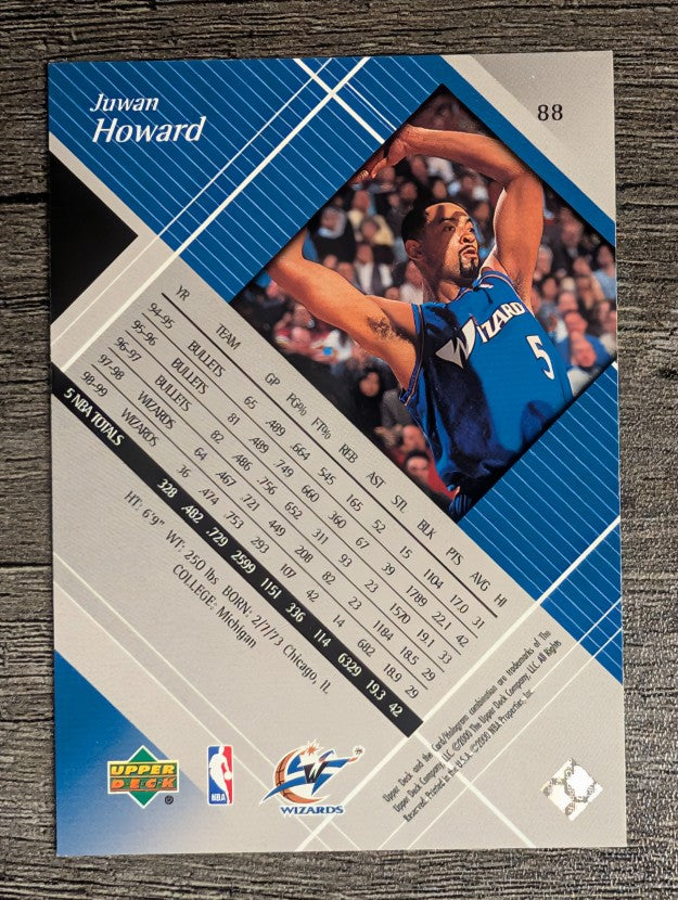 1999-00 Black Diamond #88 Juwan Howard