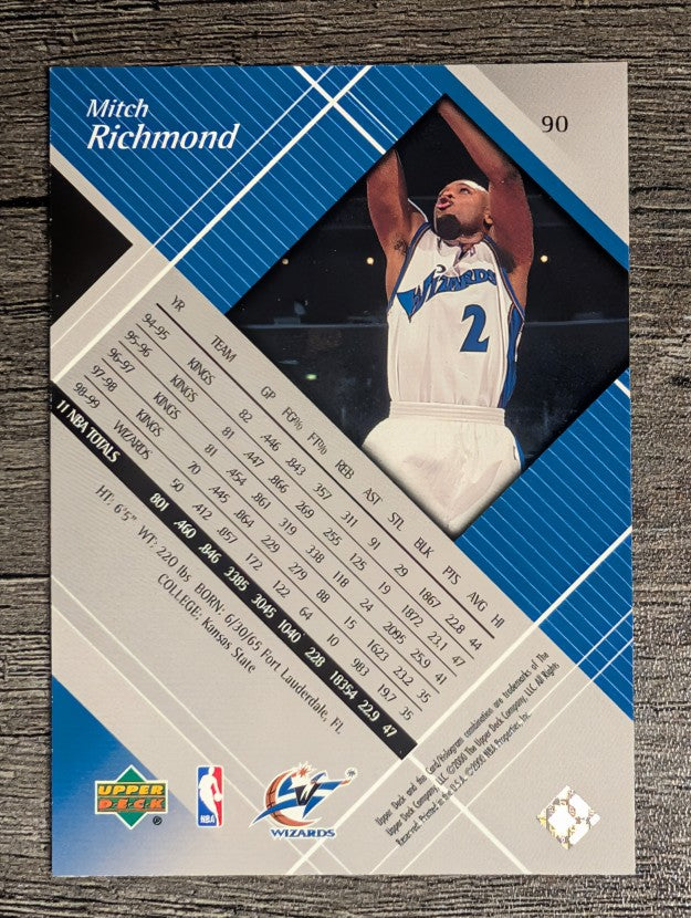 1999-00 Black Diamond #90 Mitch Richmond