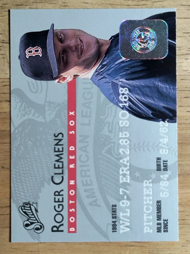 1995 Studio #16 Roger Clemens