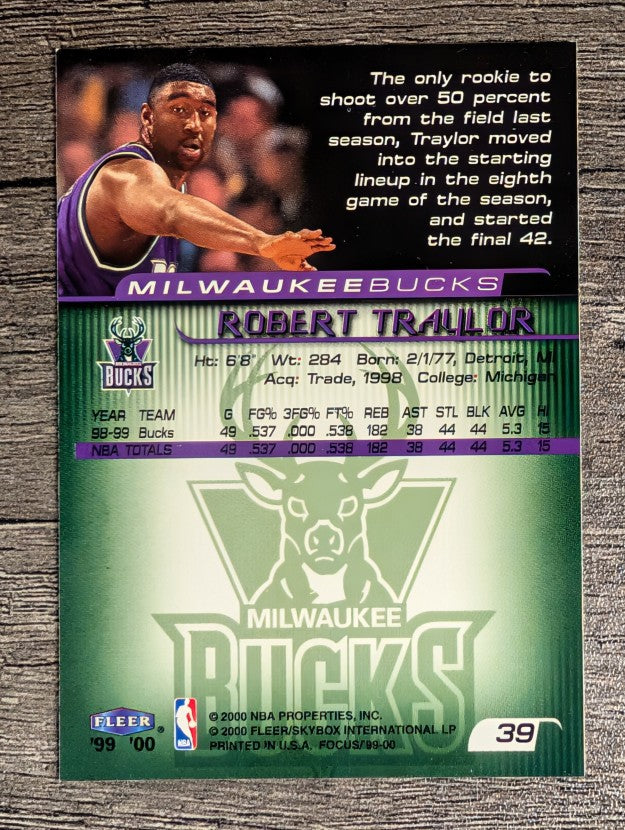 1999-00 Fleer Focus #39 Robert Traylor
