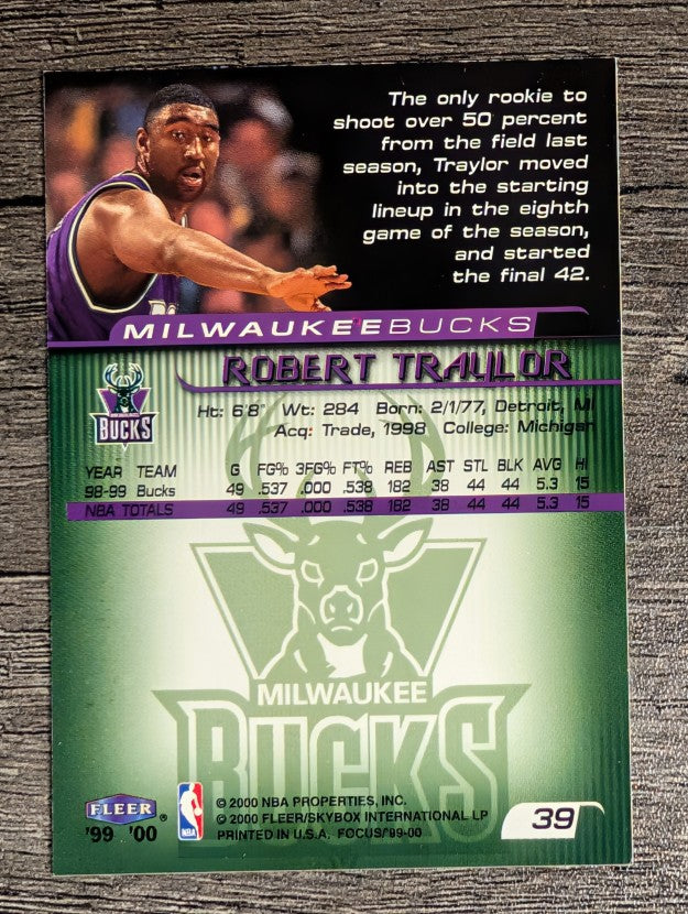 1999-00 Fleer Focus #39 Robert Traylor
