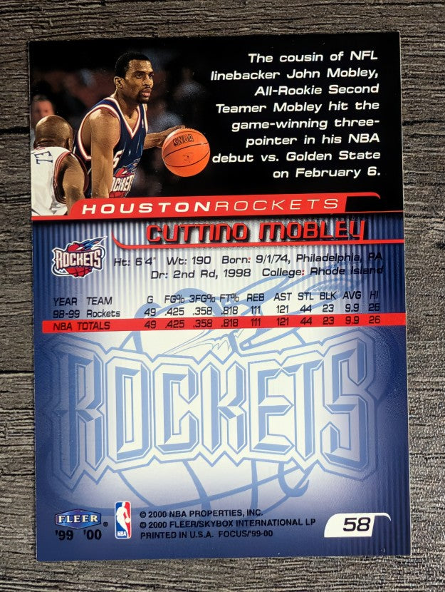 1999-00 Fleer Focus #58 Cuttino Mobley