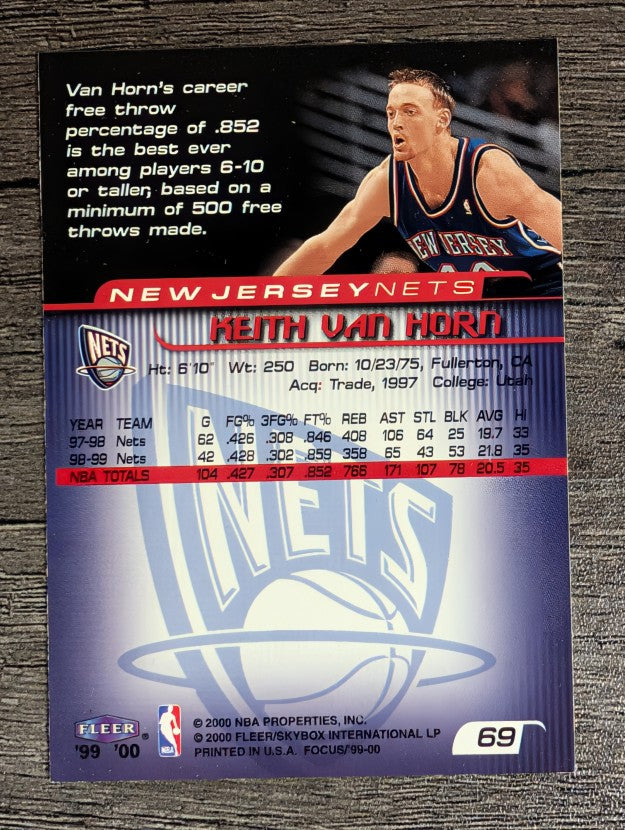 1999-00 Fleer Focus #69 Keith Van Horn