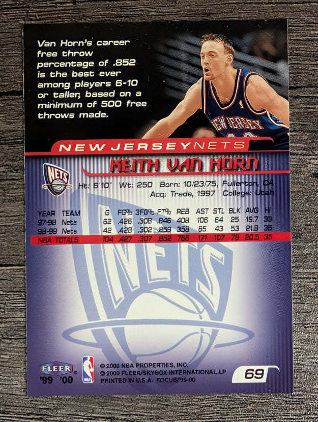 1999-00 Fleer Focus #69 Keith Van Horn