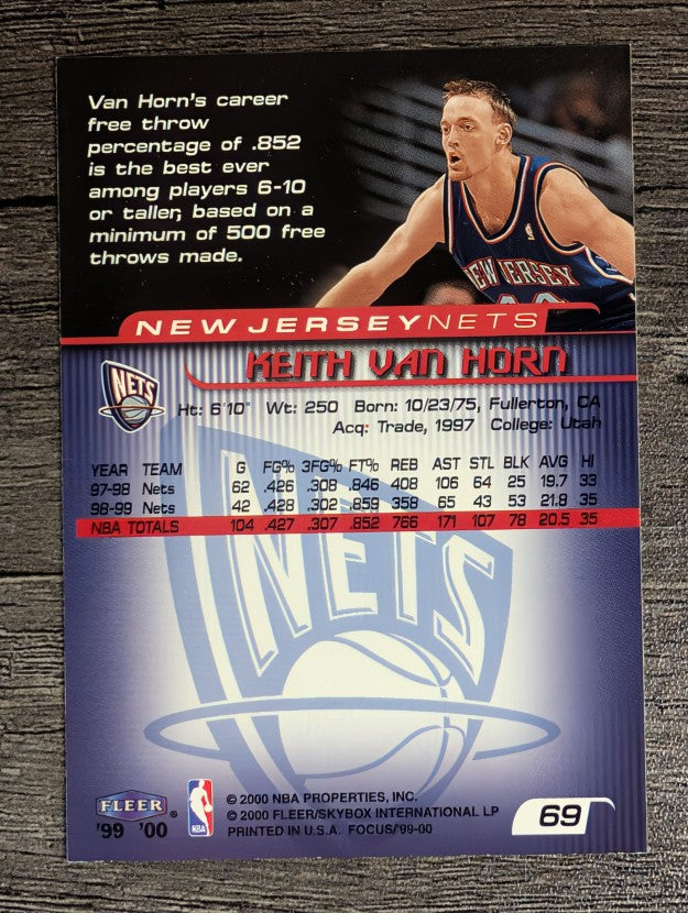 1999-00 Fleer Focus #69 Keith Van Horn