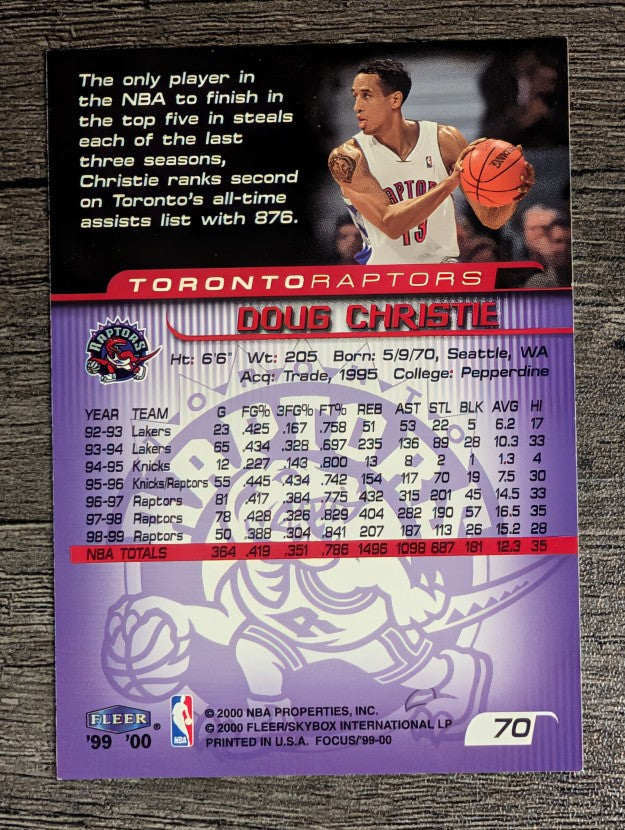 1999-00 Fleer Focus #70 Doug Christie