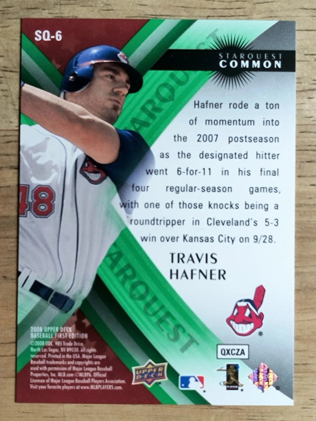 2008 Upper Deck First Edition StarQuest #SQ6 Travis Hafner