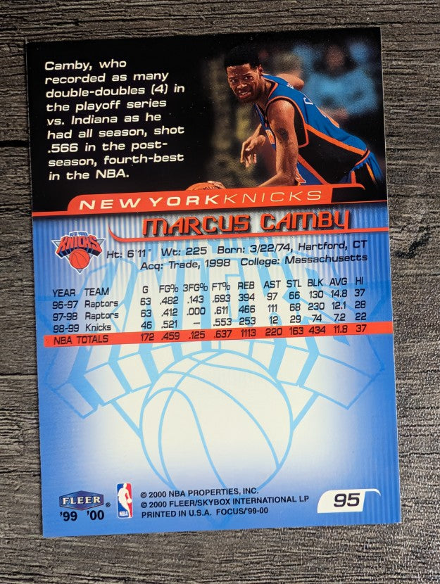 1999-00 Fleer Focus #95 Marcus Camby