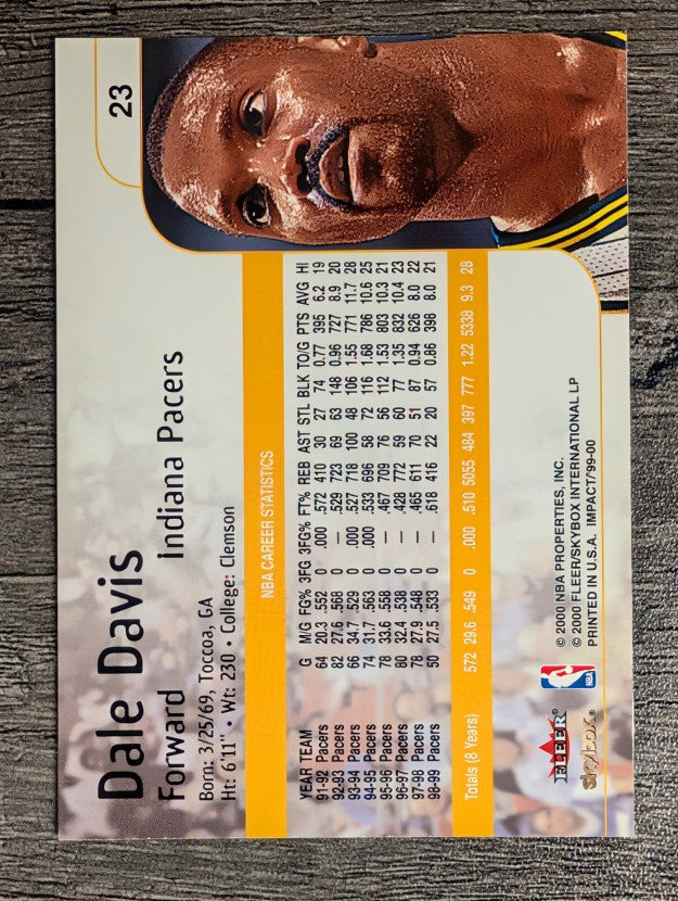 1999-00 SkyBox Impact #23 Dale Davis
