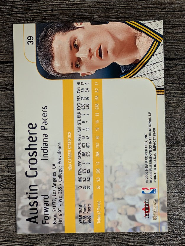 1999-00 SkyBox Impact #39 Austin Croshere