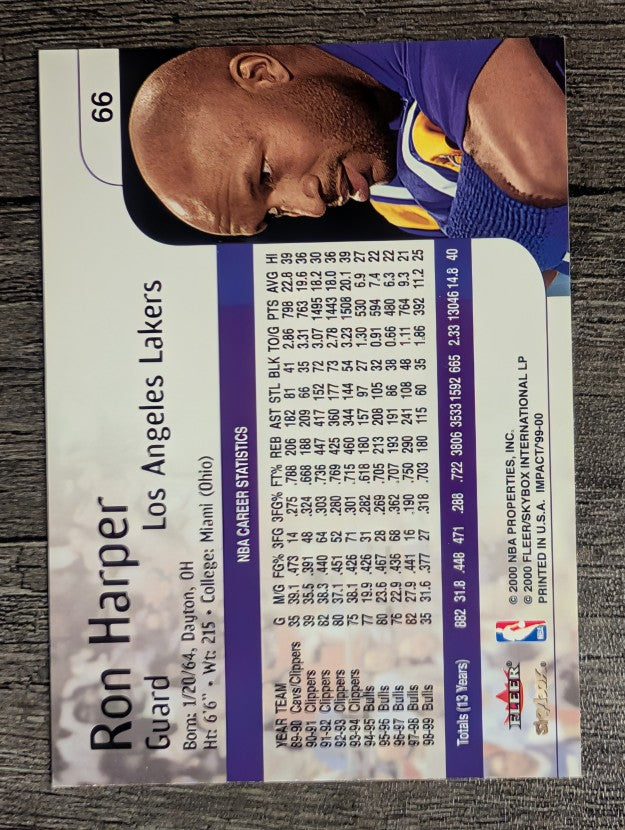 1999-00 SkyBox Impact #66 Ron Harper