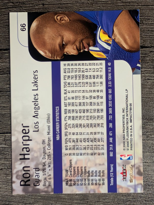 1999-00 SkyBox Impact #66 Ron Harper