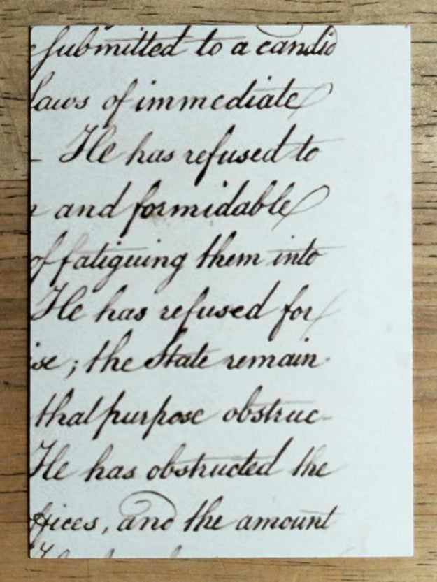 2006 Topps Declaration of Independence #RTP Robert Treat Paine