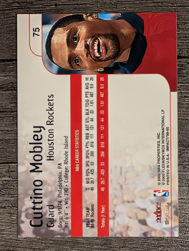 1999-00 SkyBox Impact #75 Cuttino Mobley
