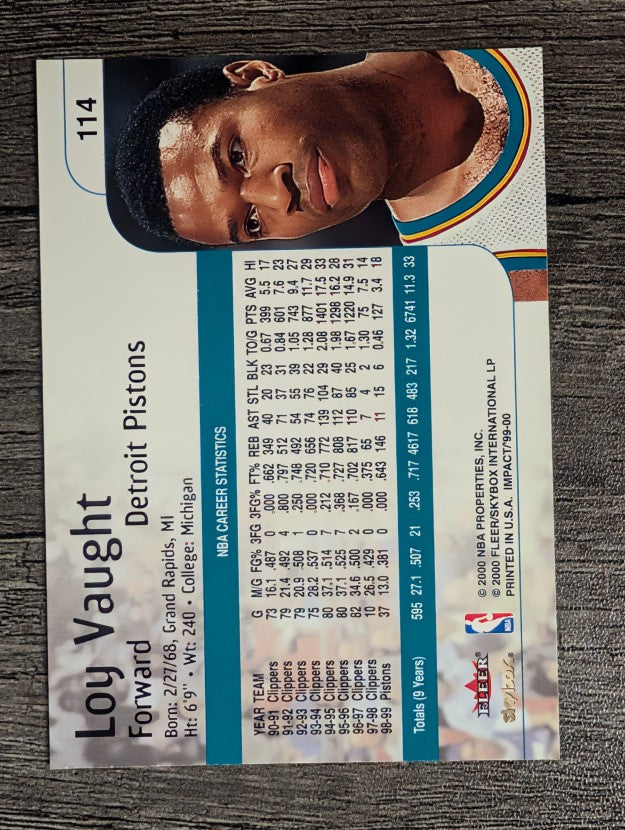 1999-00 SkyBox Impact #114 Loy Vaught