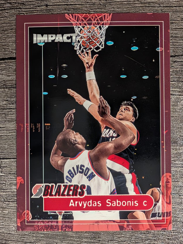 1999-00 SkyBox Impact #145 Arvydas Sabonis