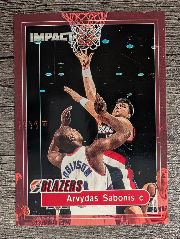 1999-00 SkyBox Impact #145 Arvydas Sabonis