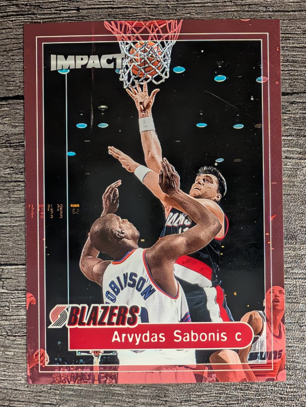 1999-00 SkyBox Impact #145 Arvydas Sabonis