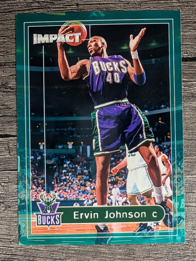 1999-00 SkyBox Impact #155 Ervin Johnson