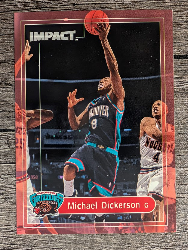 1999-00 SkyBox Impact #156 Michael Dickerson