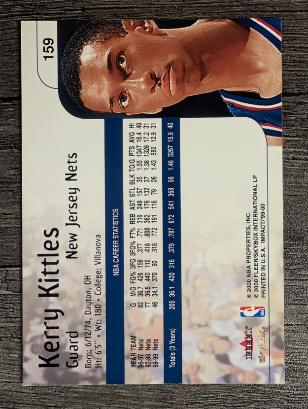 1999-00 SkyBox Impact #159 Kerry Kittles