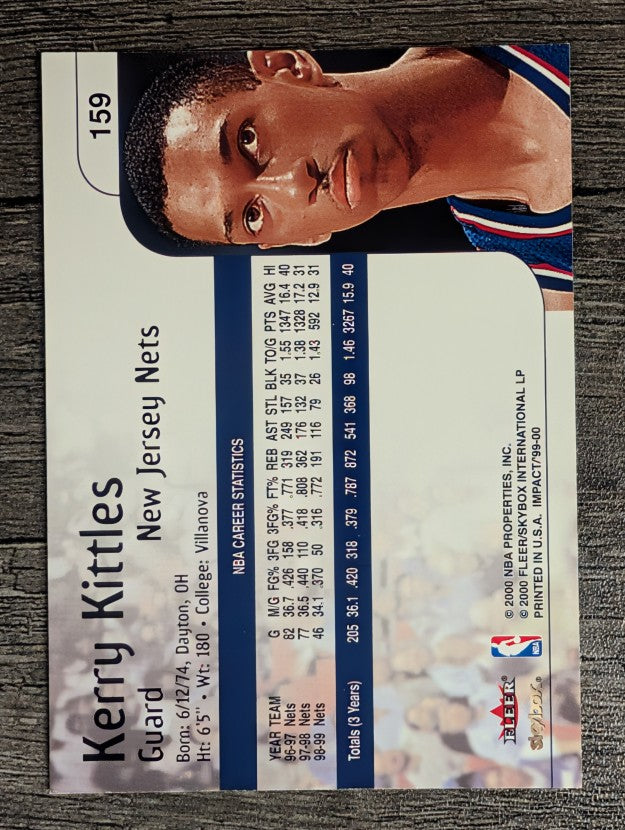 1999-00 SkyBox Impact #159 Kerry Kittles
