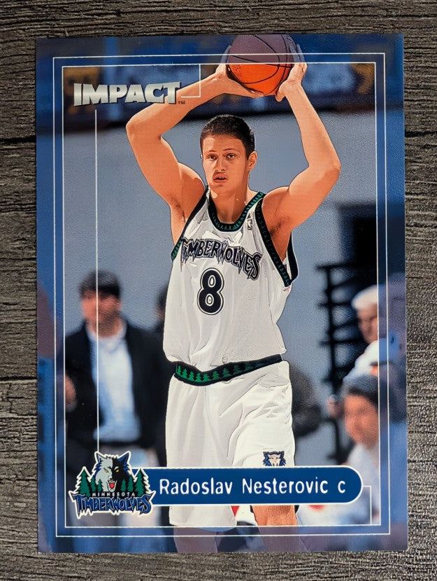1999-00 SkyBox Impact #174 Radoslav Nesterovic RC