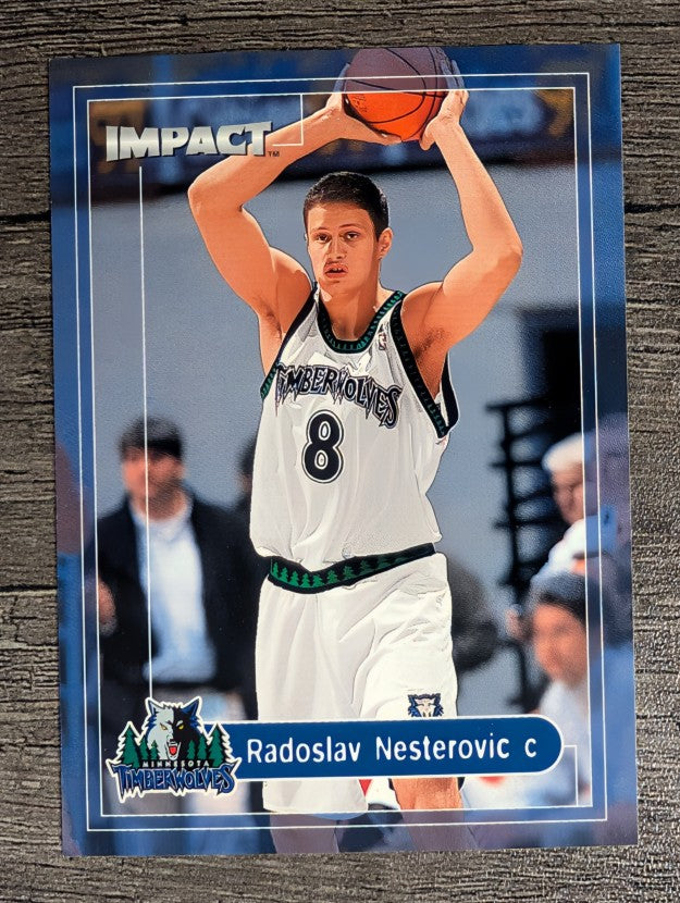 1999-00 SkyBox Impact #174 Radoslav Nesterovic RC