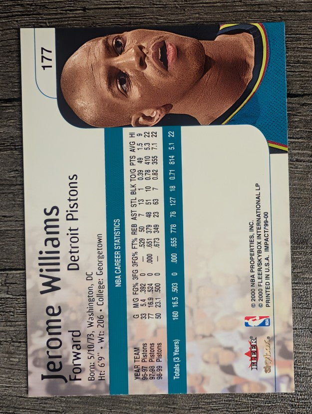 1999-00 SkyBox Impact #177 Jerome Williams