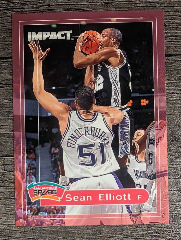 1999-00 SkyBox Impact #179 Sean Elliott