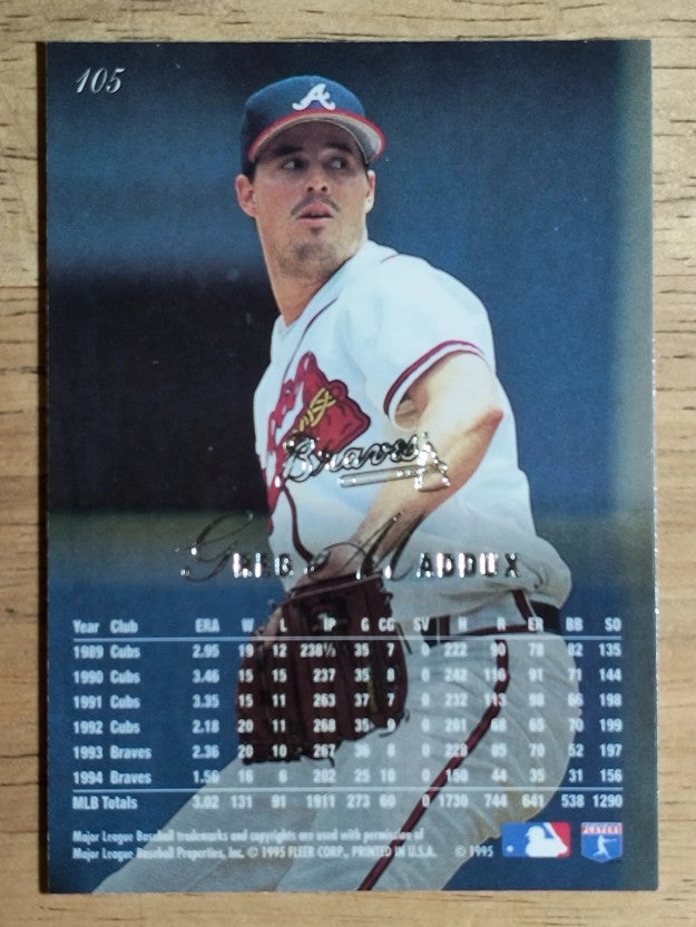 1995 Flair #105 Greg Maddux