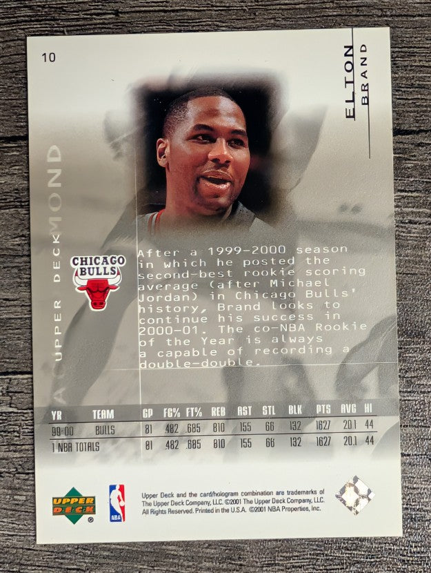 2000-01 Black Diamond #10 Elton Brand