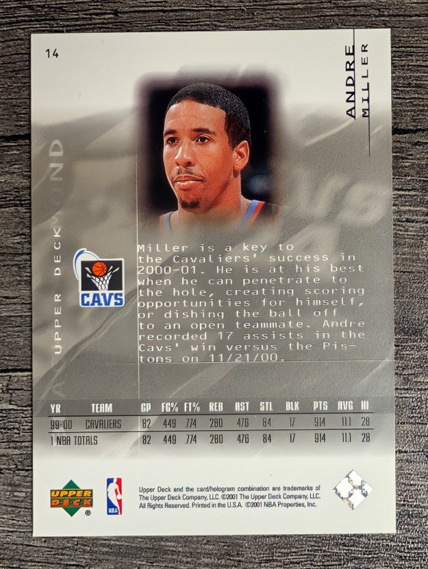 2000-01 Black Diamond #14 Andre Miller