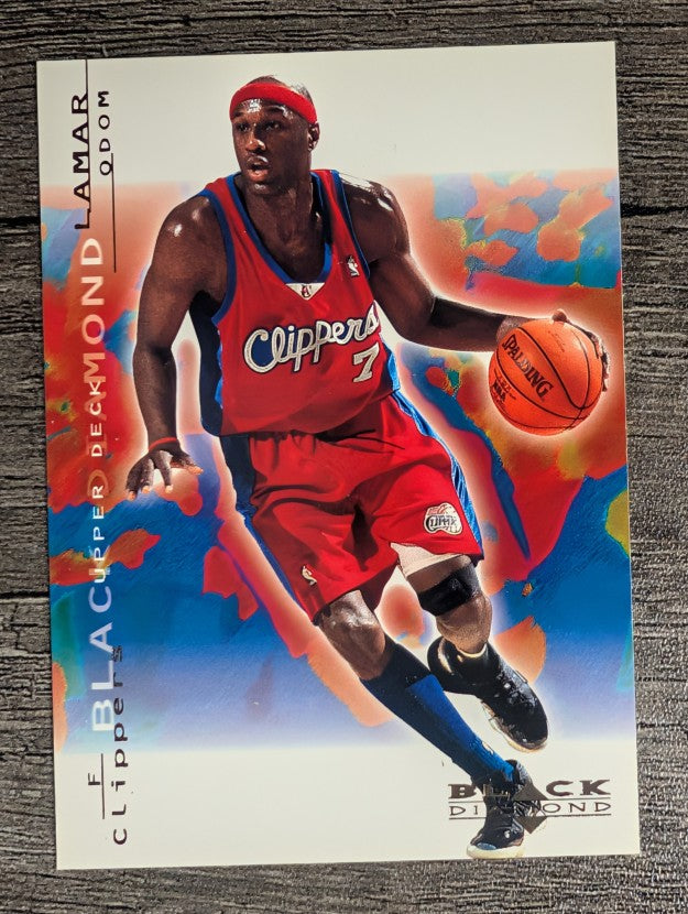 2000-01 Black Diamond #35 Lamar Odom