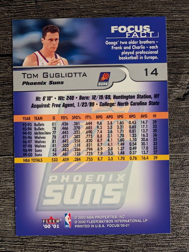 2000-01 Fleer Focus #14 Tom Gugliotta