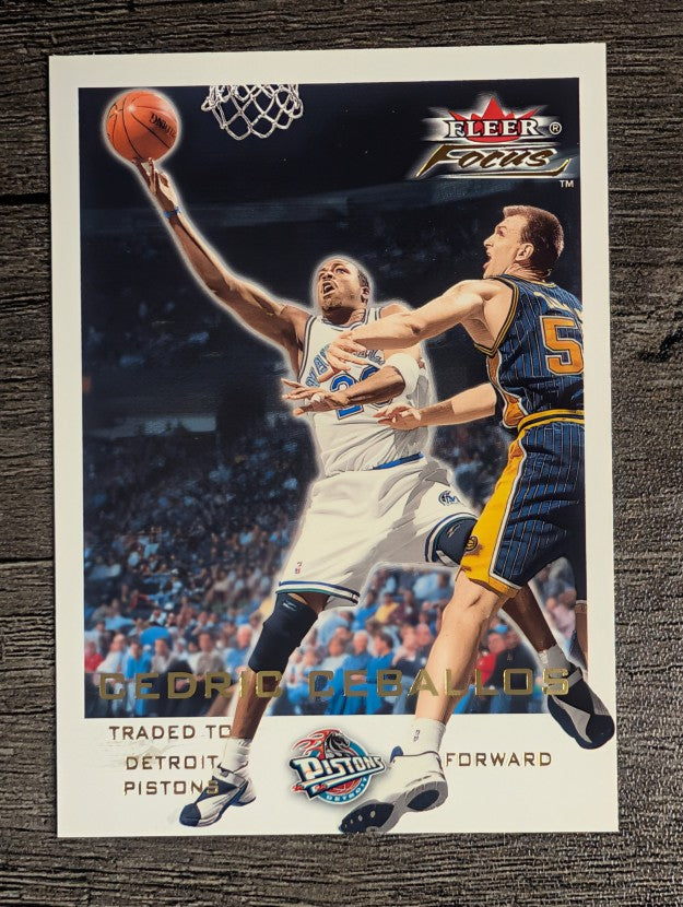 2000-01 Fleer Focus #16 Cedric Ceballos