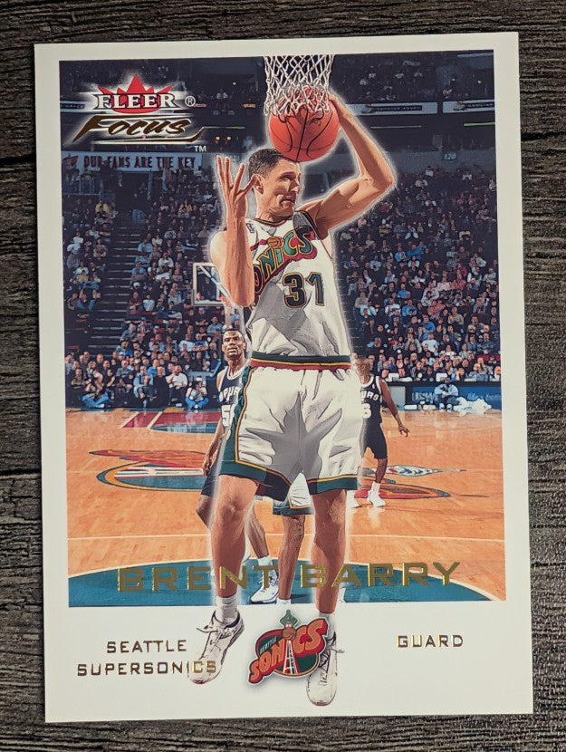 2000-01 Fleer Focus #41 Brent Barry