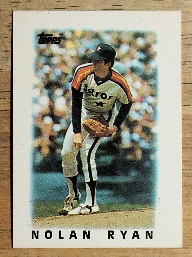 1986 Topps Mini Leaders #43 Nolan Ryan