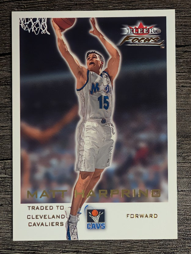 2000-01 Fleer Focus #61 Matt Harpring