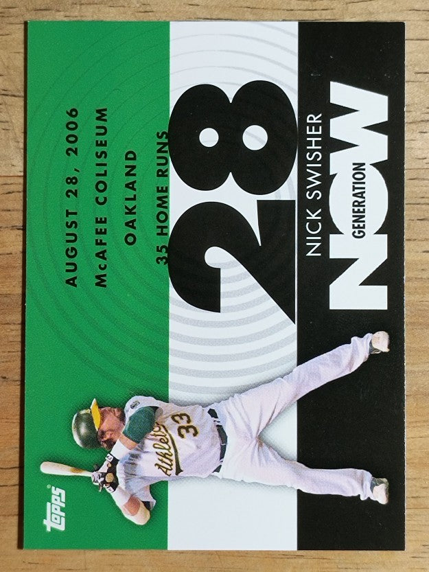 2007 Topps Generation Now #GN387 Nick Swisher