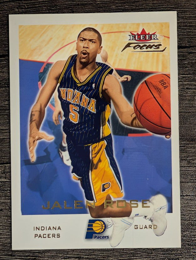 2000-01 Fleer Focus #77 Jalen Rose