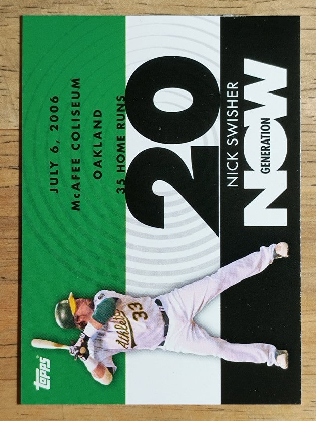 2007 Topps Generation Now #GN379 Nick Swisher