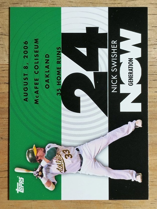 2007 Topps Generation Now #GN383 Nick Swisher