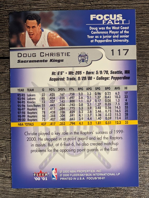 2000-01 Fleer Focus #117 Doug Christie