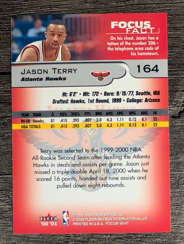 2000-01 Fleer Focus #164 Jason Terry